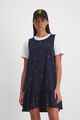 HUFFER LADIES MY SHOUT AMY DRESS - NAVY