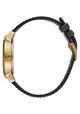 NIXON KENSINGTON LEATHER WATCH - GOLD/ BLACK/ WHITE