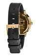 NIXON KENSINGTON LEATHER WATCH - GOLD/ BLACK/ WHITE