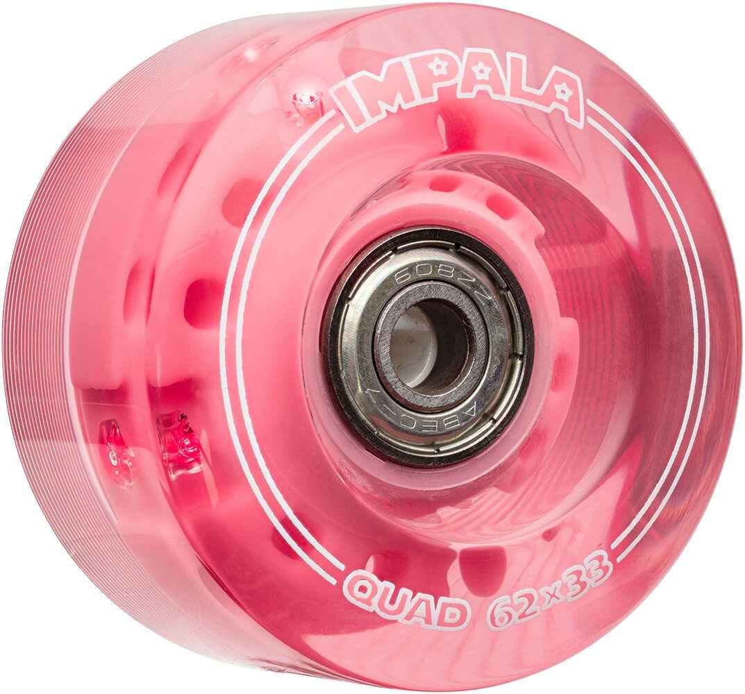 IMPALA LIGHT UP WHEELS 4 PACK PINK SkateTrucks Sequence Surf