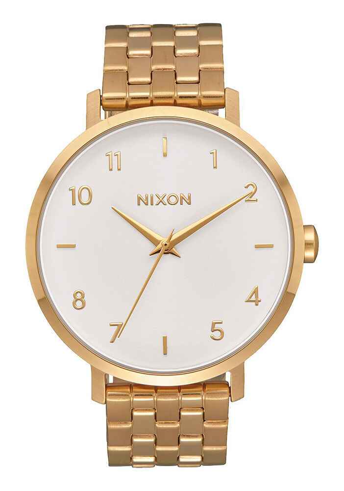 NIXON ARROW WATCH ALL GOLD/ WHITE WomensWatches Sequence Surf Shop NIXON S16