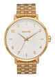 NIXON ARROW WATCH- ALL GOLD/ WHITE