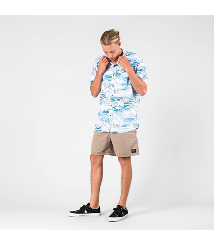 RUSTY MENS LUAU S/S SHIRT