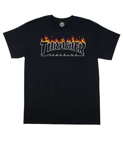 THRASHER SCORCHED OUTLINE TEE