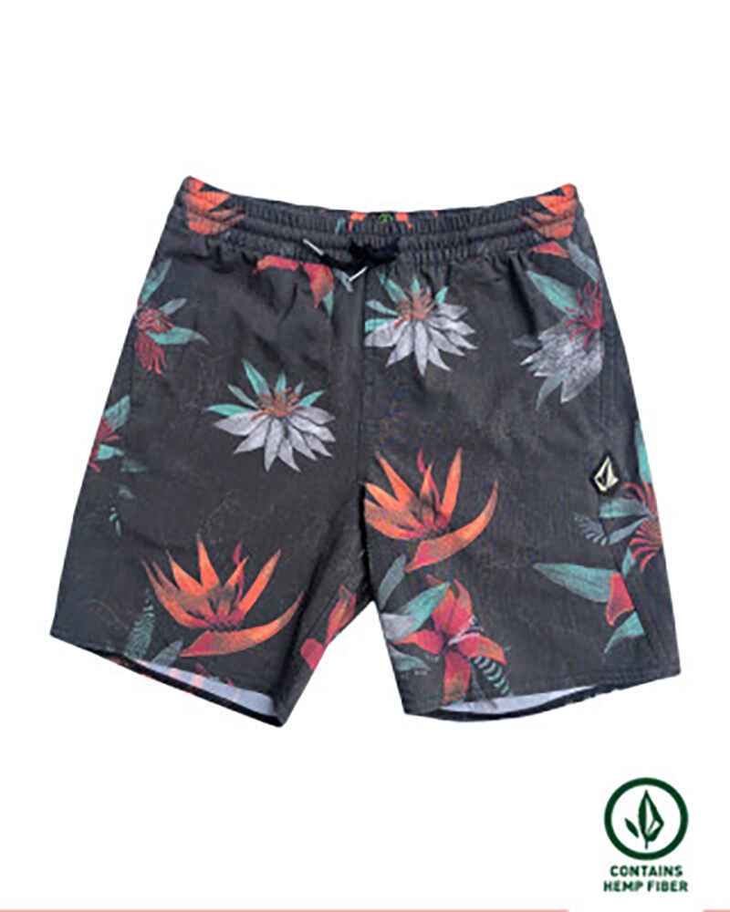 YOUTH VERANO TRUNKS BLACK Youth Boys Shorts Sequence Surf