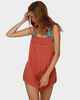BILLABONG LADIES WILD PURSUIT OVERALLS - GINGER