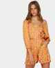 BILLABONG LADIES BLOSSOM PLAYSUIT - GOLD DUST
