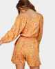 BILLABONG LADIES BLOSSOM PLAYSUIT - GOLD DUST