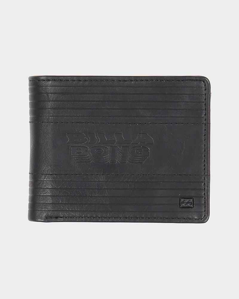 BILLABONG MENS JUNCTION FLIP WALLET BLACK MensAccessories