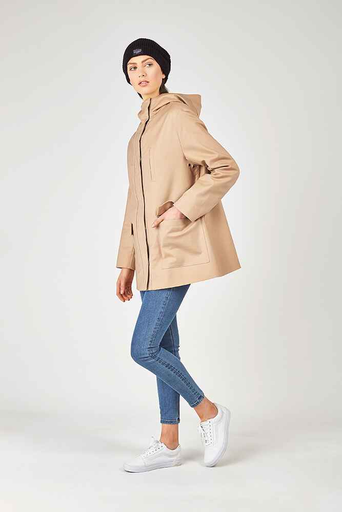 Tan huffer jacket on sale