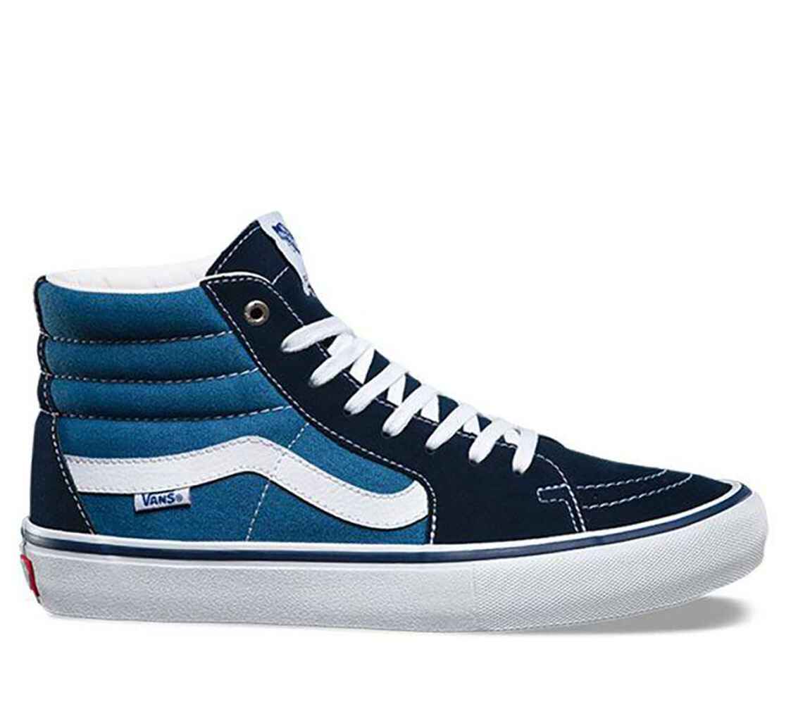 Vans navy sk8 2025 hi