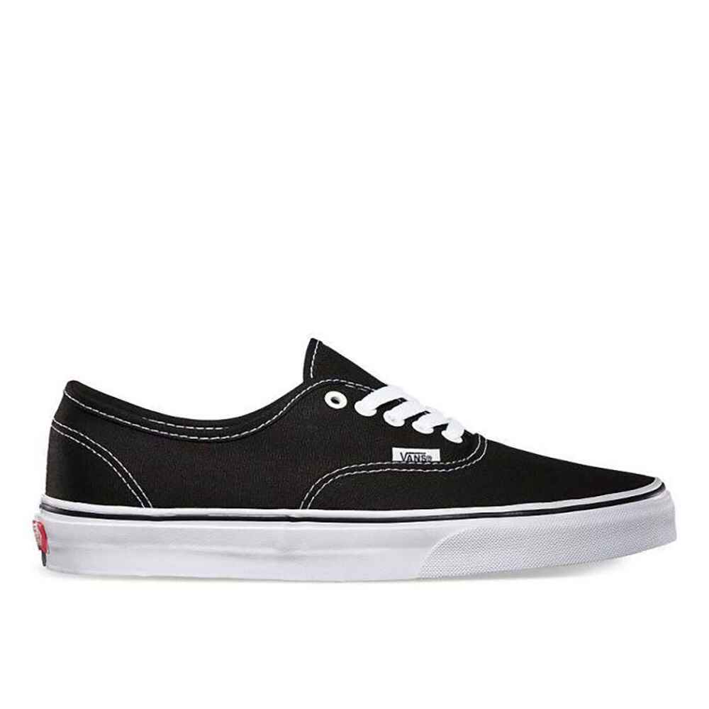 vans black and white lace up