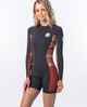 RIPCURL LADIES DAWN PATROL L/SLV SPRINGSUIT - RUST