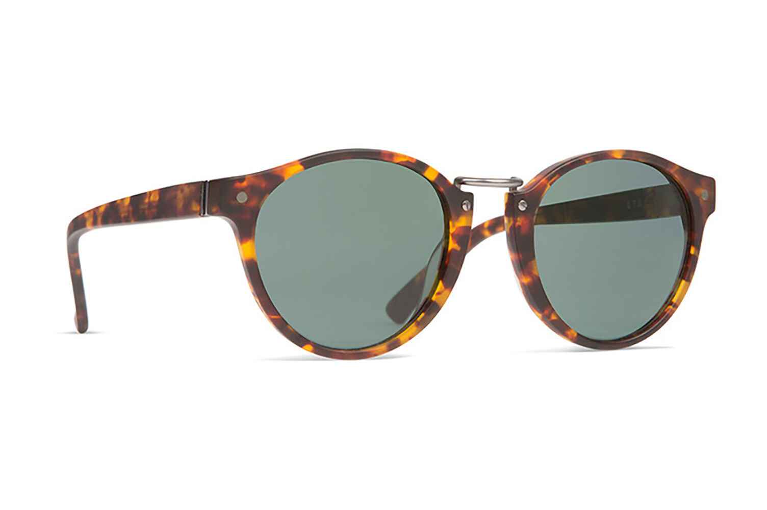 VonZipper Castaway Sunglasses - Dusty Tortoise Satin/Grey Lenses, One Size, Handmade In Italy