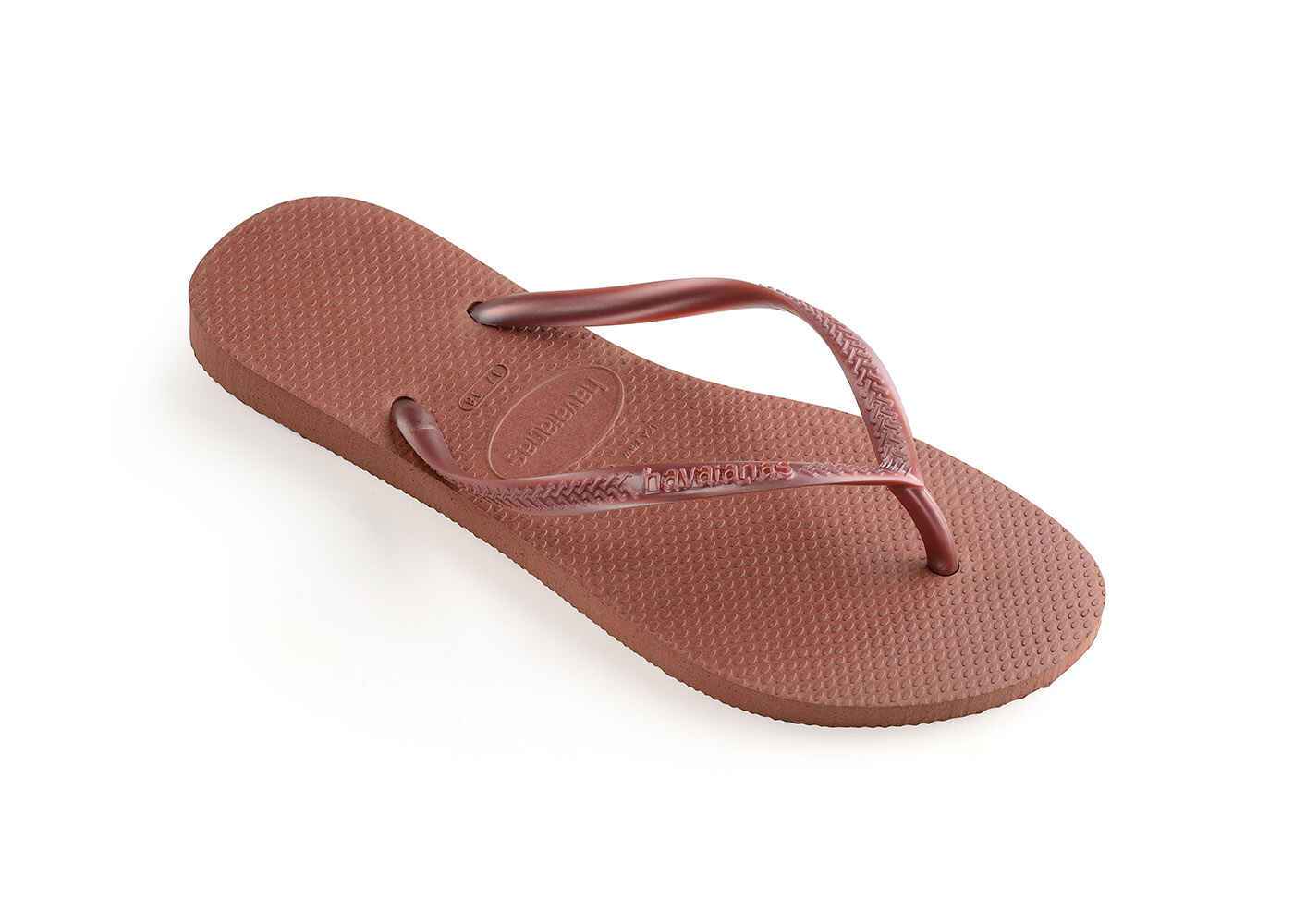Havaianas Slim Jandal Rose Gold Footwear Womens Jandals Sequence