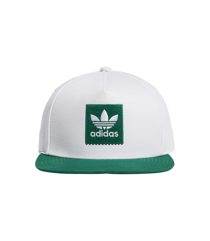 ADIDAS TWO-TONE SNAPBACK CAP - WHITE/ GREEN