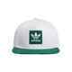 ADIDAS TWO-TONE SNAPBACK CAP - WHITE/ GREEN