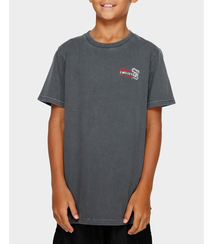 ELEMENT BOYS ROLLIN S/S TEE - BLACK RINSE - Youth -Boys Tee's ...