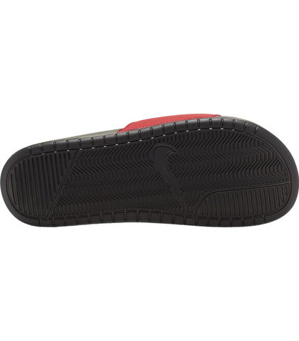 nike benassi red black