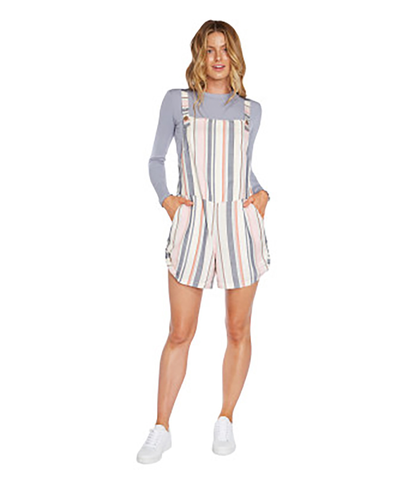 O'NEILL LADIES PATHWAY OVERALLS - EARTH STRIPE