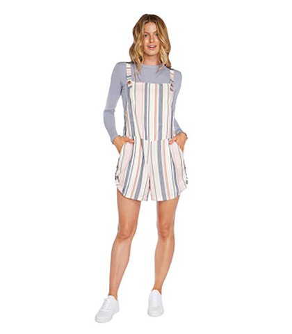 O'NEILL LADIES PATHWAY OVERALLS - EARTH STRIPE