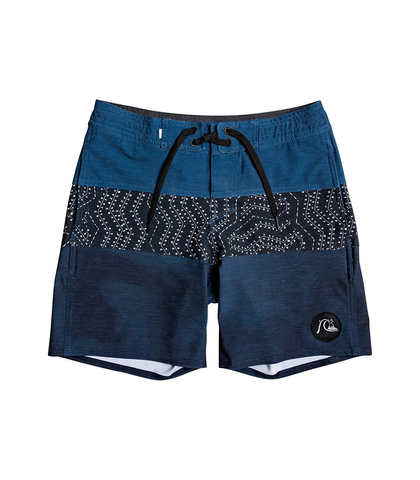 QUIKSILVER BOYS WASHED BEACHSHORT - CRYSTAL TEAL