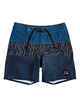 QUIKSILVER BOYS WASHED BEACHSHORT - CRYSTAL TEAL