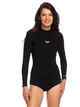 ROXY LADIES 1MM SYNCRO L/S SURF JACKET - BLACK GUNMETAL