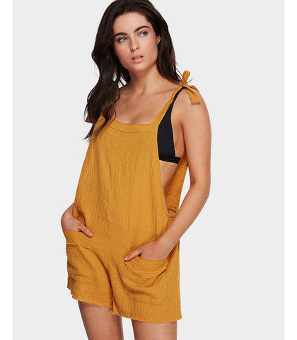 BILLABONG LADIES - GIRL ON THE RUN PLAYSUIT - WILD HONEY
