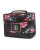 VOLCOM LADIES PATCH ATTACK DELUXE MAKEUP CASE - SPARK RED