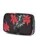 VOLCOM LADIES PATCH ATTACK DELUXE MAKEUP CASE - SPARK RED