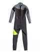 QUIKSILVER KIDS 3/2 GBS BACK ZIP STEAMER - GREY