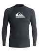 QUIKSLIVER MENS L/S HEATER RASHSHIRT - DARK GREY