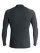 QUIKSLIVER MENS L/S HEATER RASHSHIRT - DARK GREY