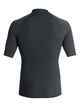 QUIKSILVER MENS S/S HEATER RASHSHIRT - DARK GREY 