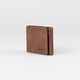 RUSTY TRIO WALLET - DARK TAN