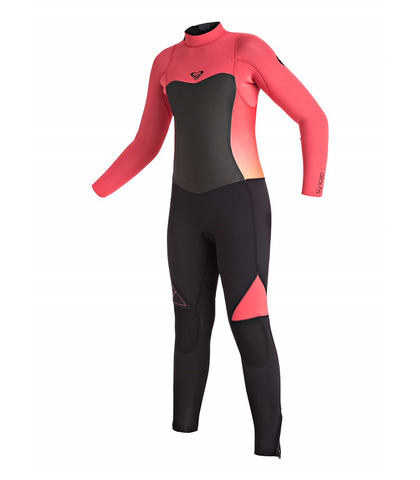 ROXY TEEN SYNCRO 3/2 GBS BK/ZIP STEAMER - PINK