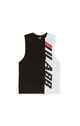 ILABB MENS DIVISION TANK - BLACK / WHITE