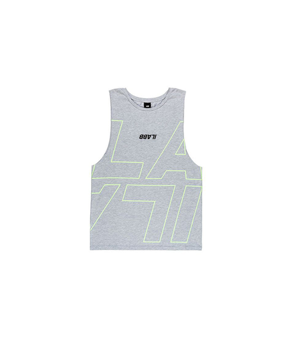 ILABB MENS BRILLIANT TANK - GREY MARLE