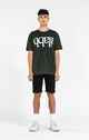 ILABB MENS CAPSIZE TEE - FOREST GREEN