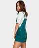 RVCA LADIES SHOUTOUT SHORTY OVERALLS - ALPINE